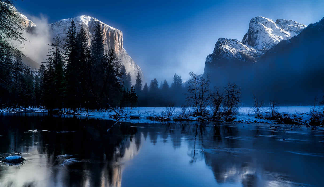 snowed yosemite